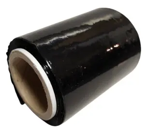 Folia Stretch MINI RAP CZARNA 10 cm 0,25 kg 