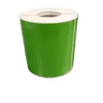 Etykiety foliowe PP ZIELONE 100x100 mm 500 szt. klej kauczukowy