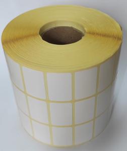 Etykiety termotransferowe 3x40x25 mm 6000 szt.  fi 76