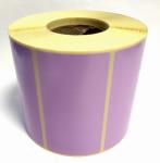 Etykiety termotransferowe 80x40 mm 1000 szt. FIOLETOWE 