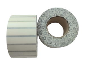 Etykiety foliowe przeźroczyste 25x15 mm 2000 szt. ze znacznikiem