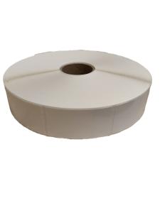 Etykiety foliowe 35x64 mm białe PP 2000 szt. SUPER MOCNY KLEJ Syntyre 