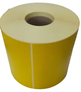 Etykiety termiczne 100x60 mm 1000 szt. ŻÓŁTE 
