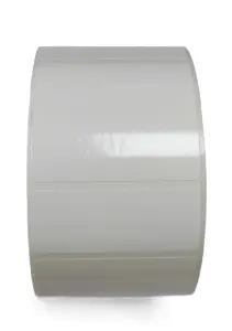Etykiety folia biała 60x25 mm 2000 szt. akryl 