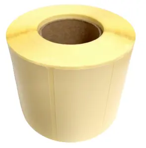 Etykiety termiczne 65x30 mm 1000 szt. beżowe 