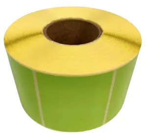 Etykiety termiczne 55x45 mm 1000 szt. zielone 