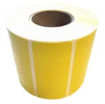 Etykiety termiczne 70x30 mm 1000 szt. ŻÓŁTE  