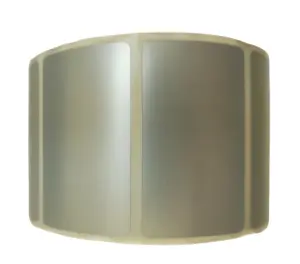 Etykiety foliowe srebrne 60x30 mm 1000 szt. 