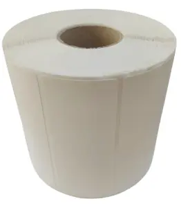 Etykiety foliowe 100x40 mm białe MAT PP 1000 szt. Klej mocny Syntyre