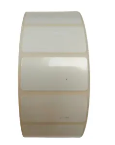 Etykiety folia biała 60x25 mm 1000 szt. akryl