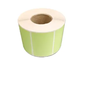 Etykiety foliowe PP 60x40 mm zielone 1000 szt. klej kauczuk