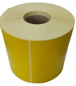 Etykiety termiczne 100x60 mm 1000 szt. ŻÓŁTE 