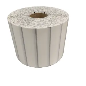 Etykiety foliowe przeźroczyste 32x25mm 12000 szt. III rzędy, ze znacznikiem 