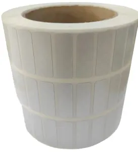 Etykiety plombowe VOID srebrne 30x10 mm III rzędy 9000 szt. 