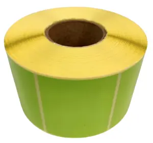 Etykiety termiczne 55x45 mm 1000 szt. zielone 