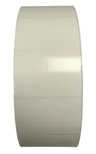 Etykiety foliowe białe 60x50 mm 2500 szt. fi76
